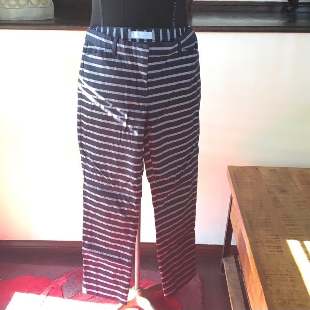 Gap Striped Slim Cropped Pants 4